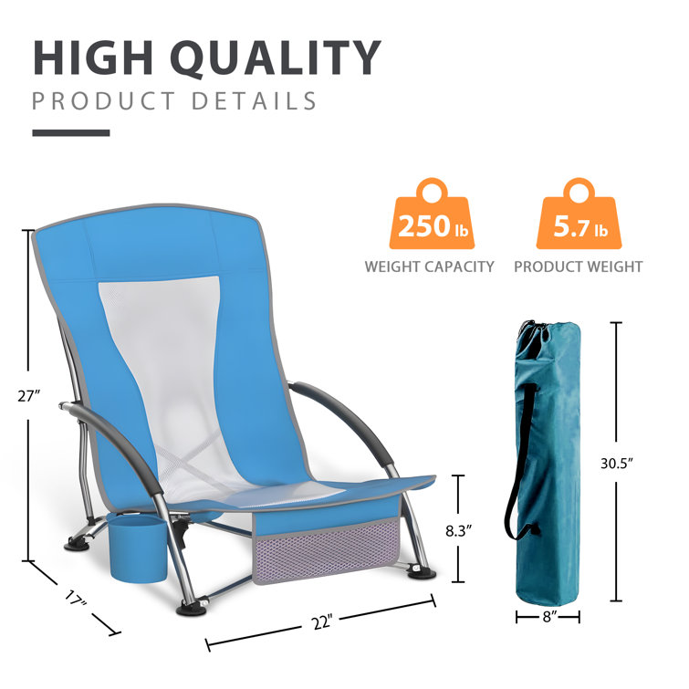 Lightweight foldable beach discount chair